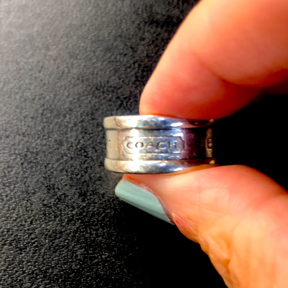 COACH 925 sterling silver ring